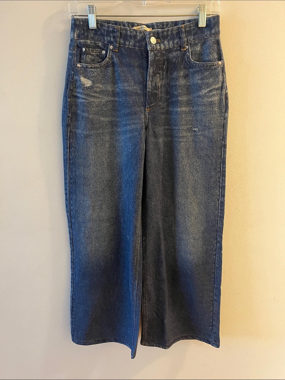 (BRAND NEW) AnyBody Denim Effect French Terry Pant Petite XXS